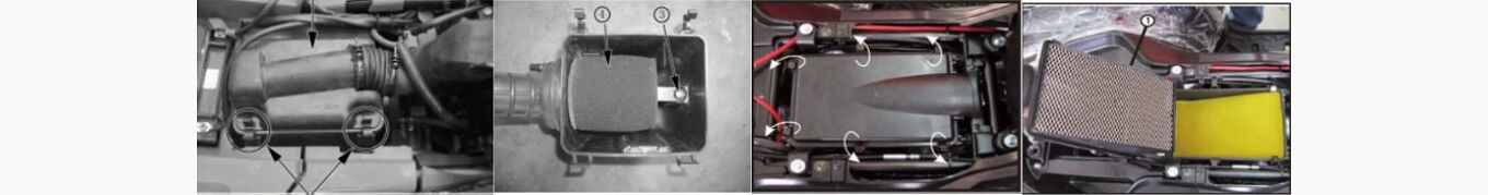 Lokalisering av luftfilter