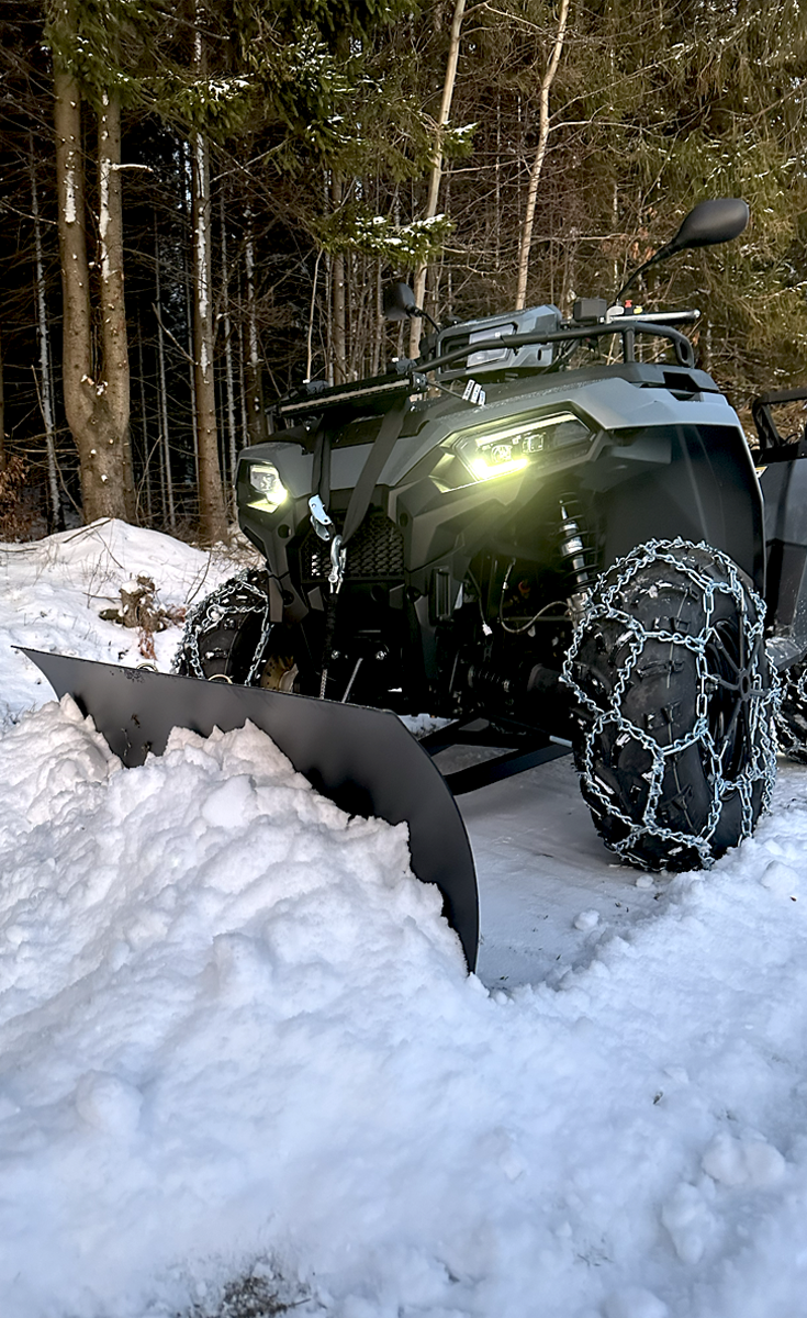 Standard vinterutstyr til ATV